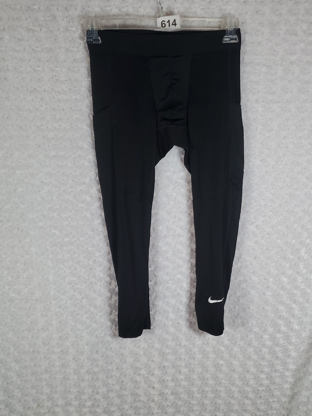 Nike Black Girls' Performance Leggings with Swoosh Size M